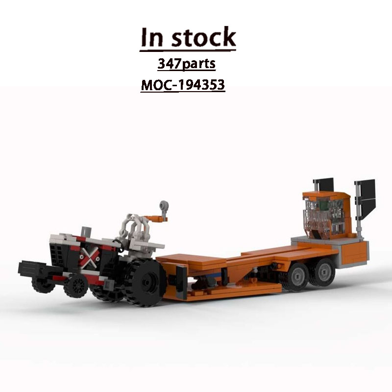 Urban Farming Model - MOC-194353 Urban Farm Traktor mit Anhänger