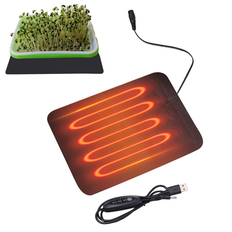 Seedling Heat Pad - Sämling-Wärmematte, Zimmerpflanzen, Keimung, wasserdichtes Heizkissen, Vermehrung,