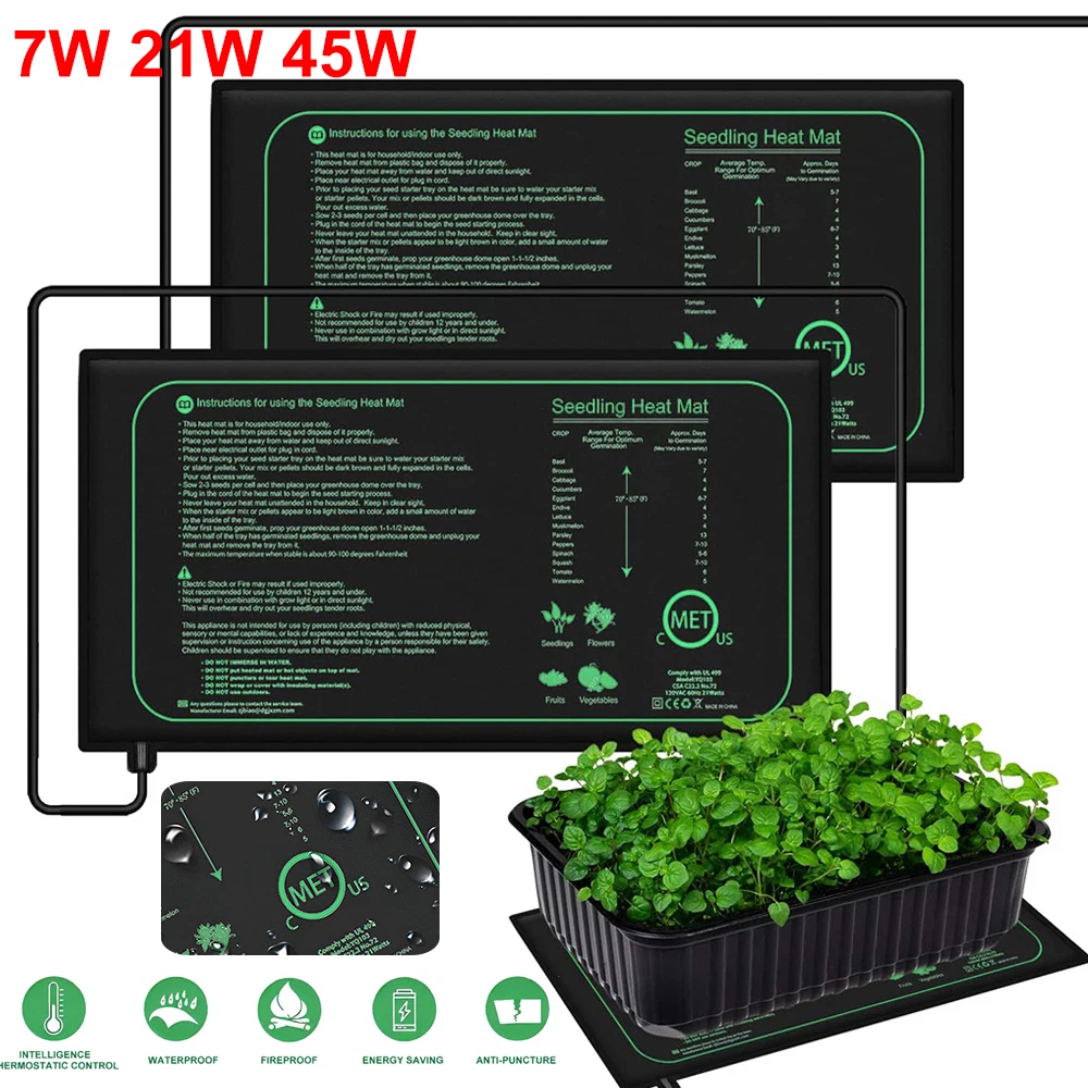 Seedling Heat Pad - 10/25/50CM Sämling Wärme Matte Zimmerpflanzen Keimung