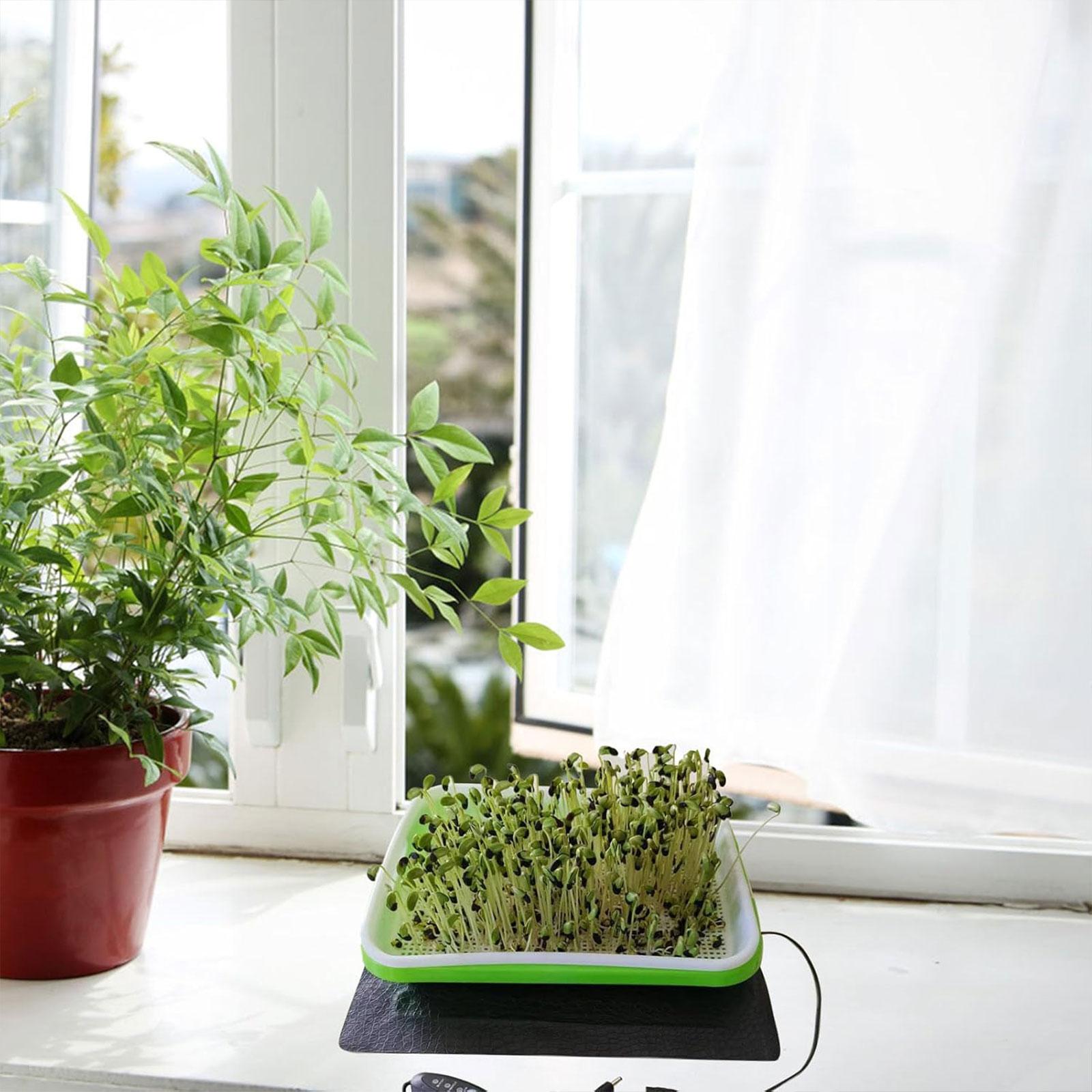 Seedling Heat Pad - Hydroponische Heizmatte für Sämlingsvermehrung Wasserdichte Einstellbare