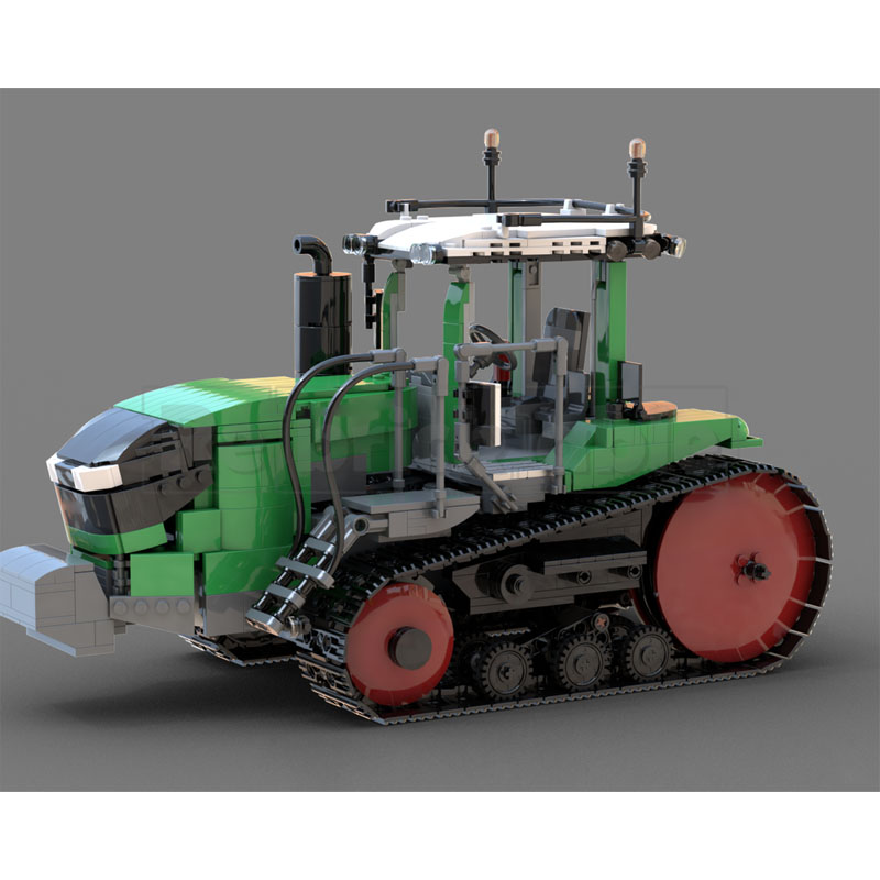 Urban Farming Model - MOC-260781 Urban Farm Landwirtschaftlicher Traktor Baustein-Modell