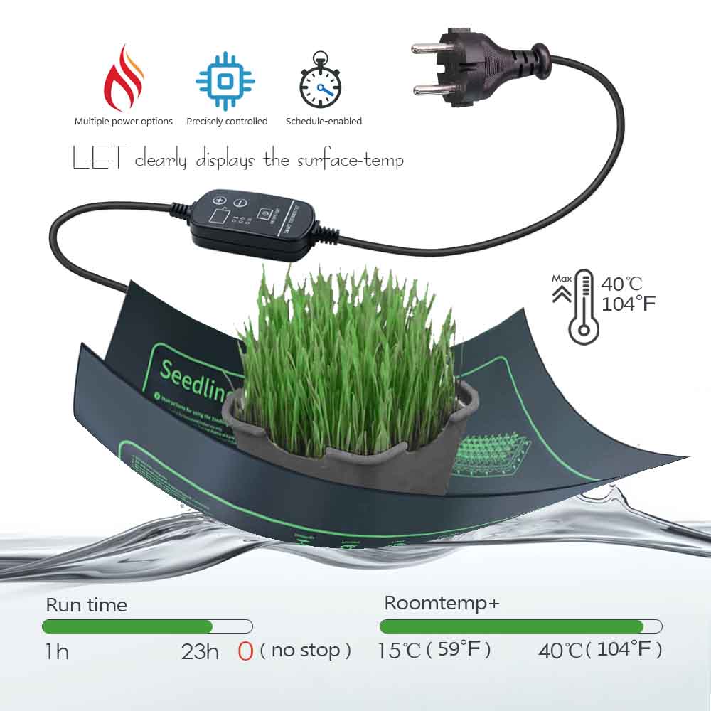 7-100w Pflanzen Heizkissen mit – Seedling Heat Pad Bewertung und Preis